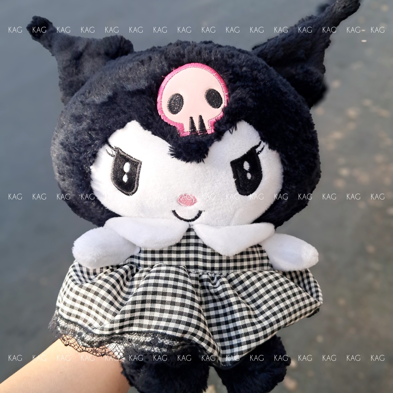 عروسک پولیشی کرومی مشکی سایز بزرگ